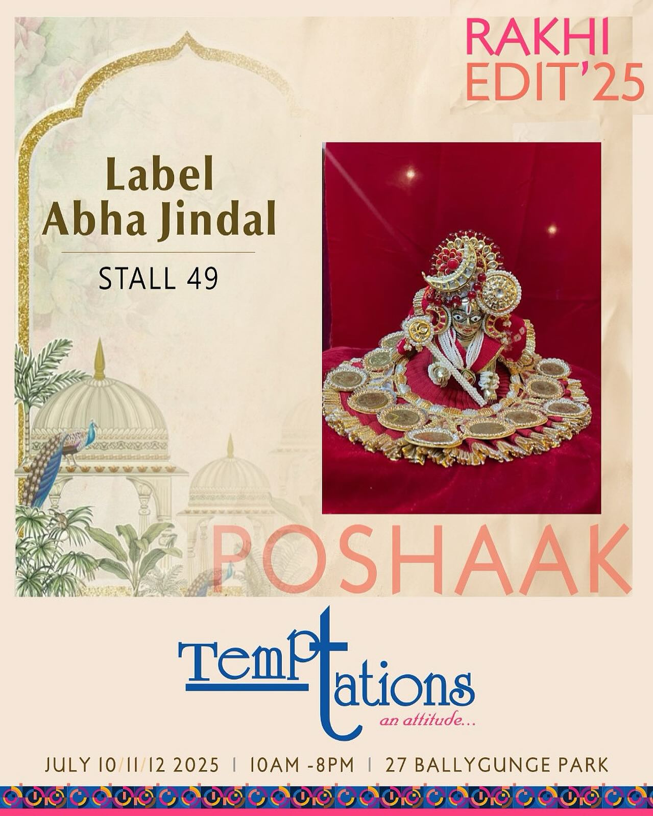 Rakhi Edit 2025 Exhibition Announcement, a event announcement piece.