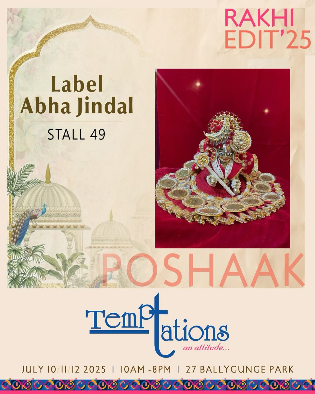 Rakhi Edit 2025 Exhibition Announcement, a event announcement piece.