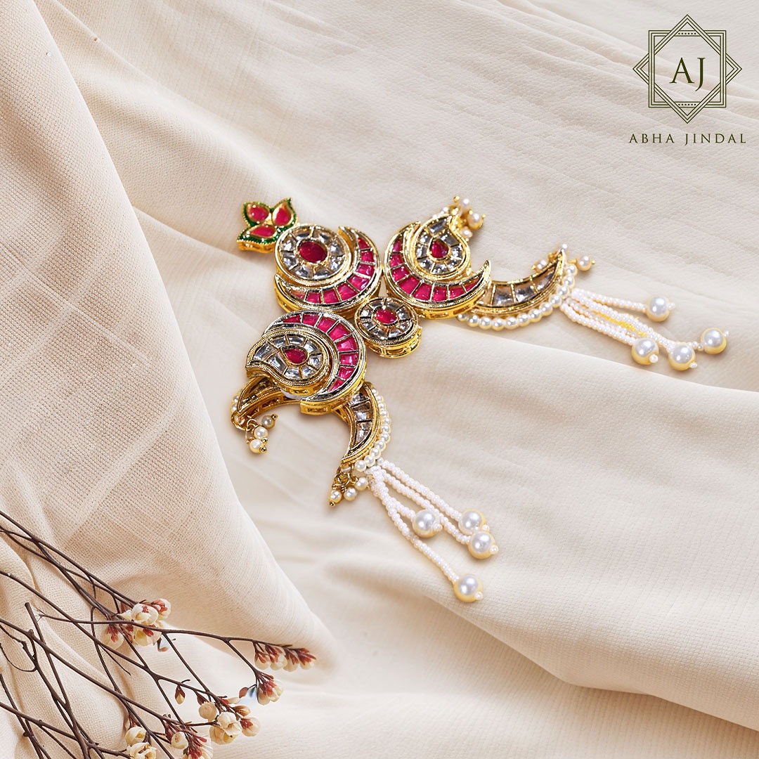 Ruby Crescent Adornment, a jewellery piece.