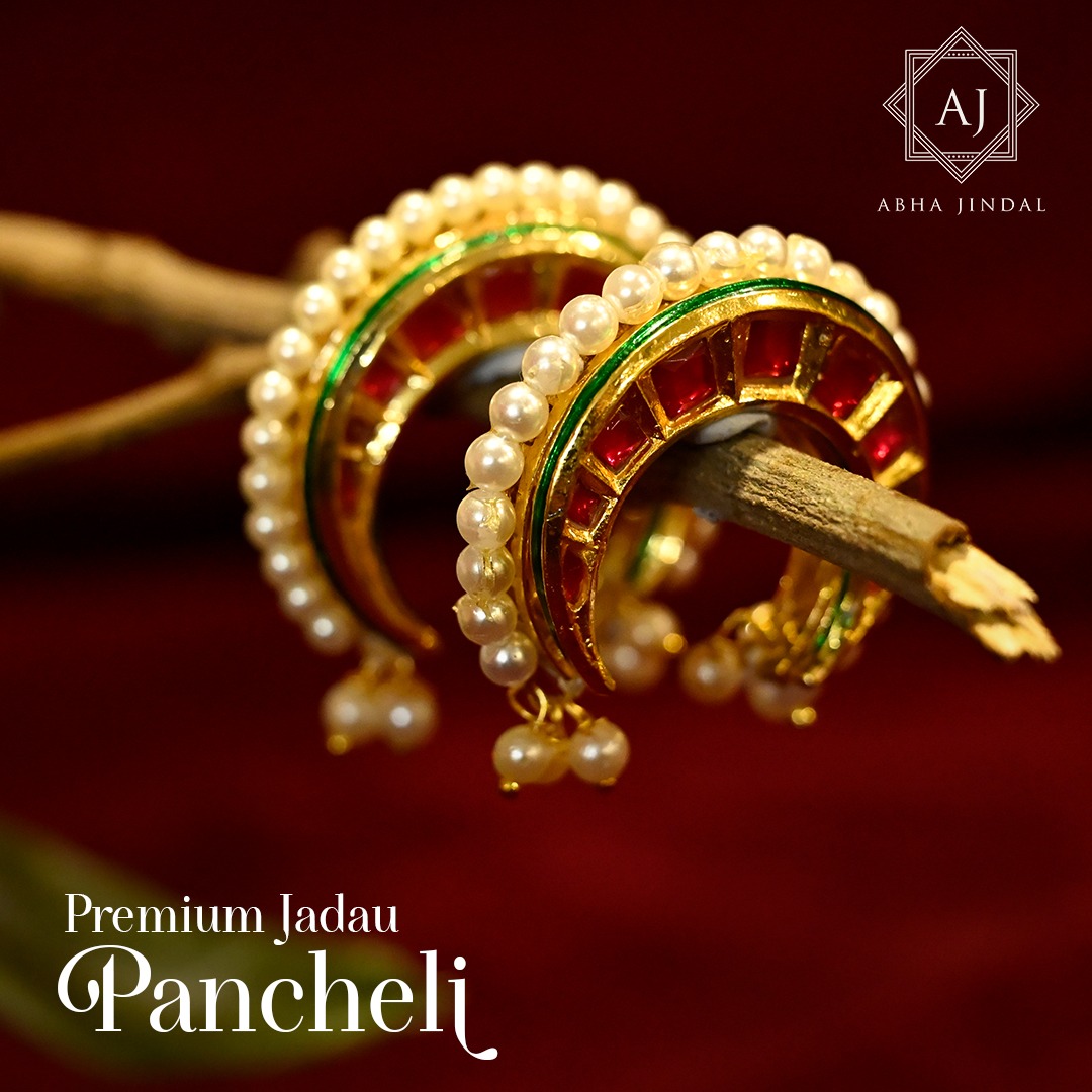 Premium Jadau Pancheli, a jewellery piece.
